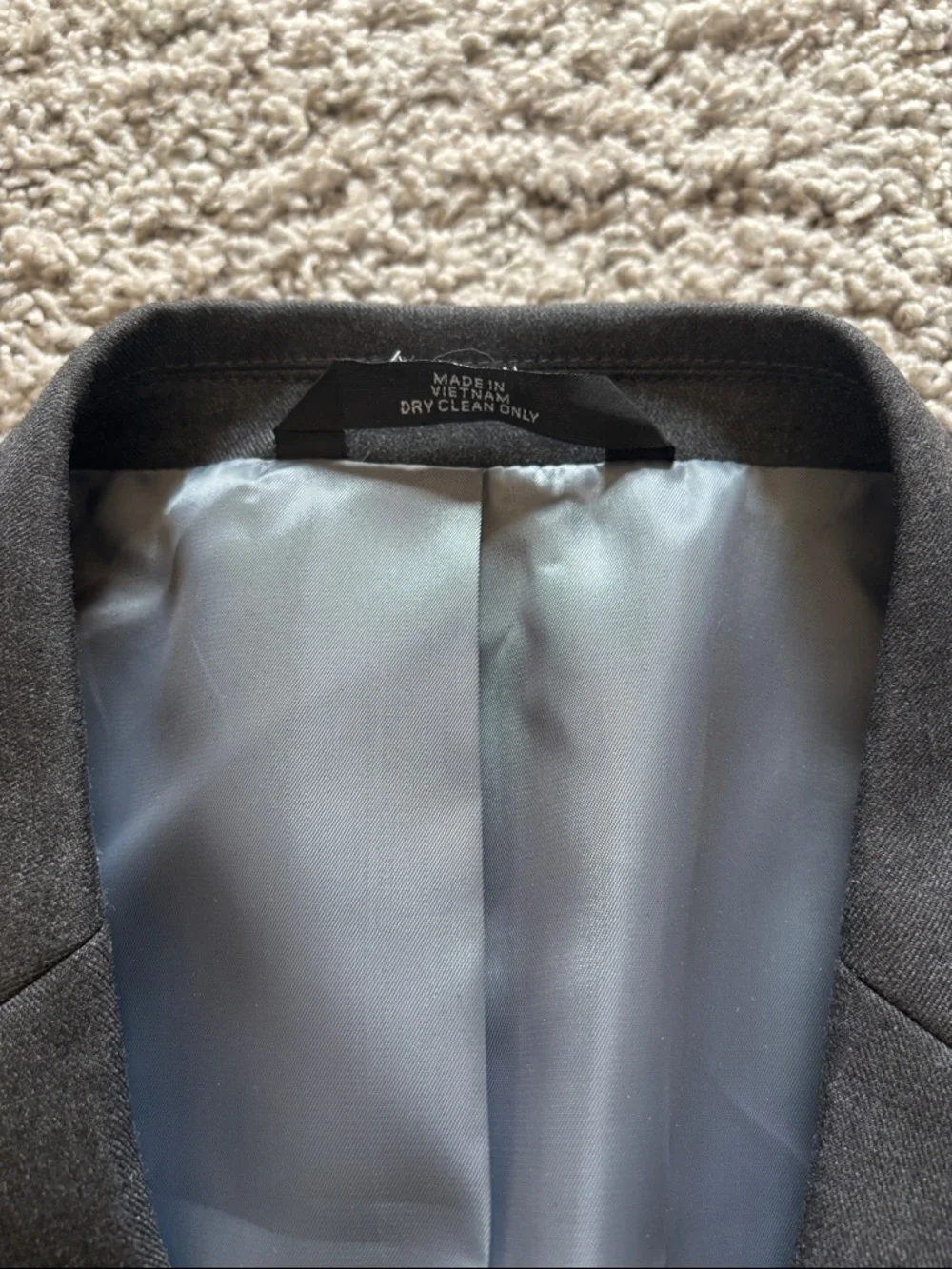 J.M. Haggar Men's Classic Fit Stretch Suit Jacket in Dark Gray Heather